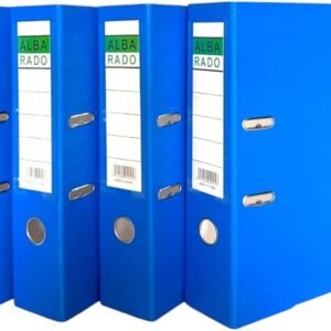Alba Rado Plastic Box File – Durable A4 Document Storage Folder