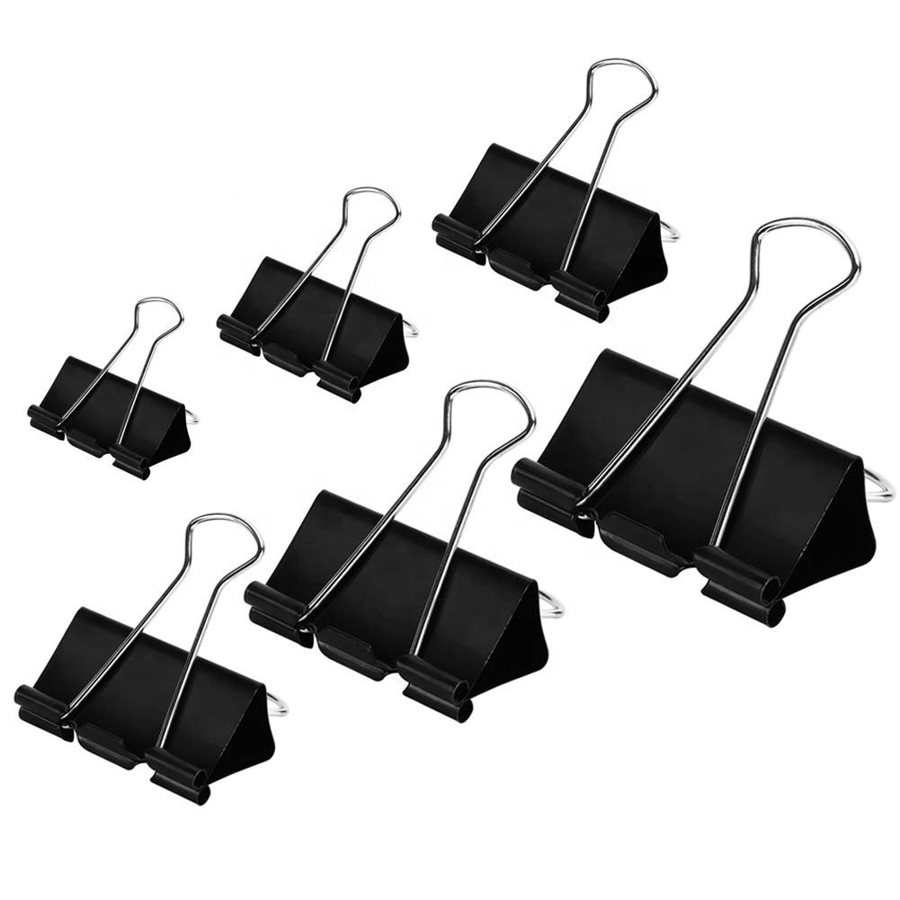 Binder Clips – Heavy-Duty Metal Paper Clips for Office, School & Home