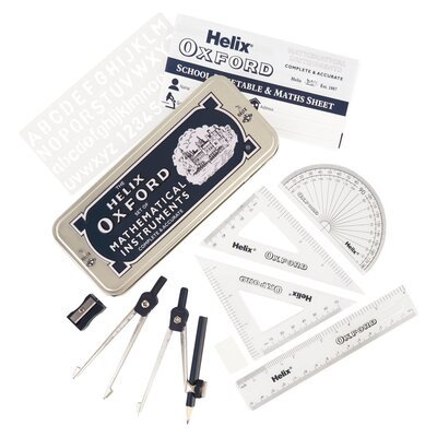 Oxford Mathematical Set – Geometry & Drafting Tools for School & Office