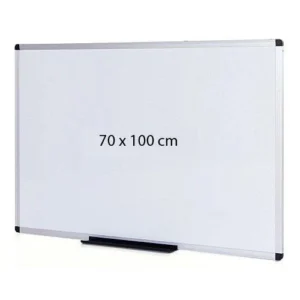 Magnetic Whiteboard 70 × 100 cm – Dry‑Erase & Magnetic Board for Office & Home
