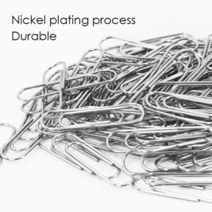 Metal Paper Clips – Multiple Sizes for Office, School & Document Organization