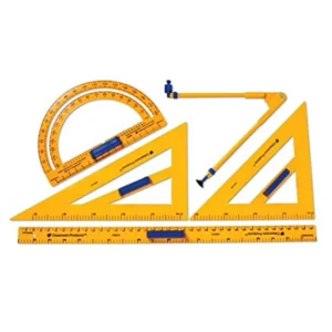 Set of 5pcs Large Geometry Set – School & Board Drawing Tools